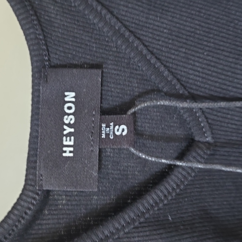 Heyson Ribbed Flutter Strap Tank - Picture 2 of 5